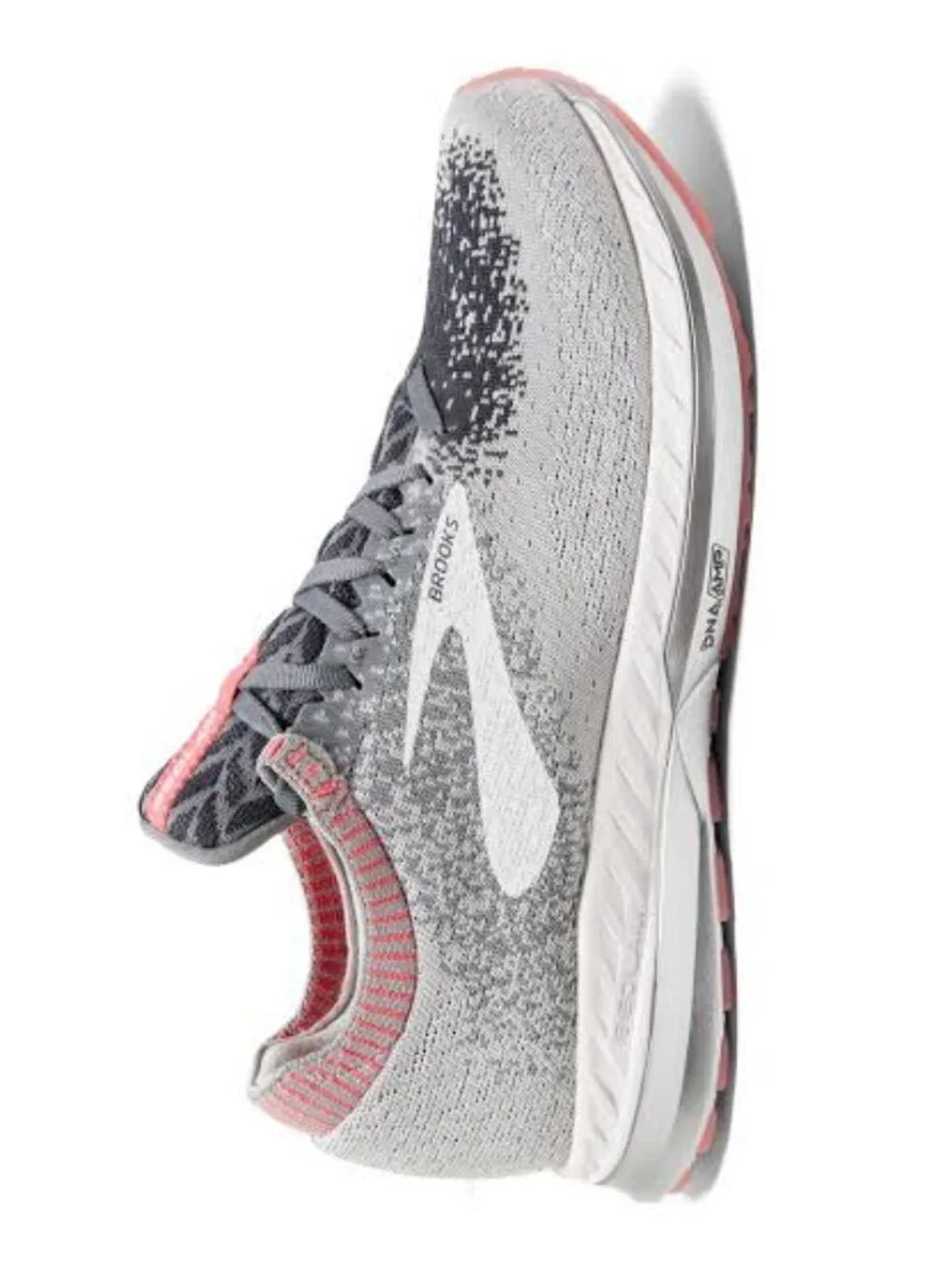 Brooks Women's Bedlam 1202721B137 Gray Running Shoes Lace Up Low Top Size 7.5 .